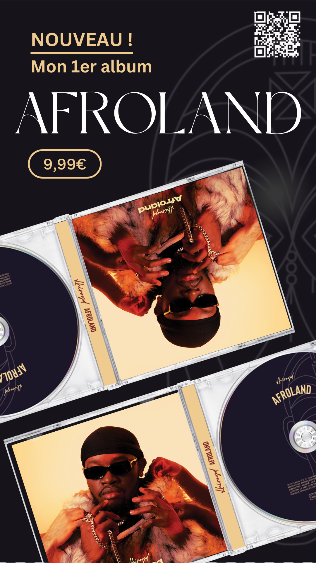 LHIROYD - AFROLAND (CD) 1er Album.