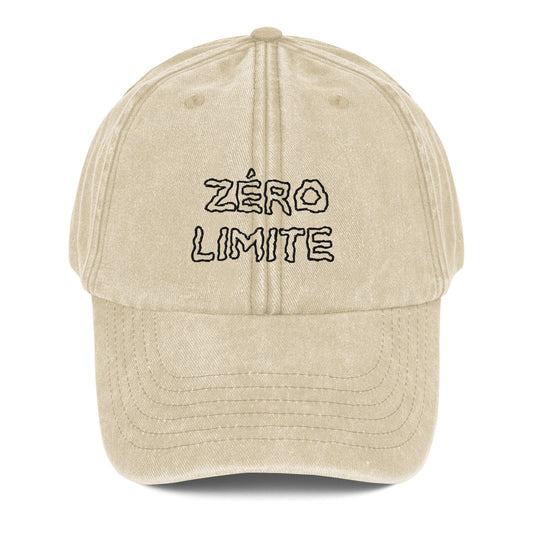 Casquette Vintage "Zéro Limite"